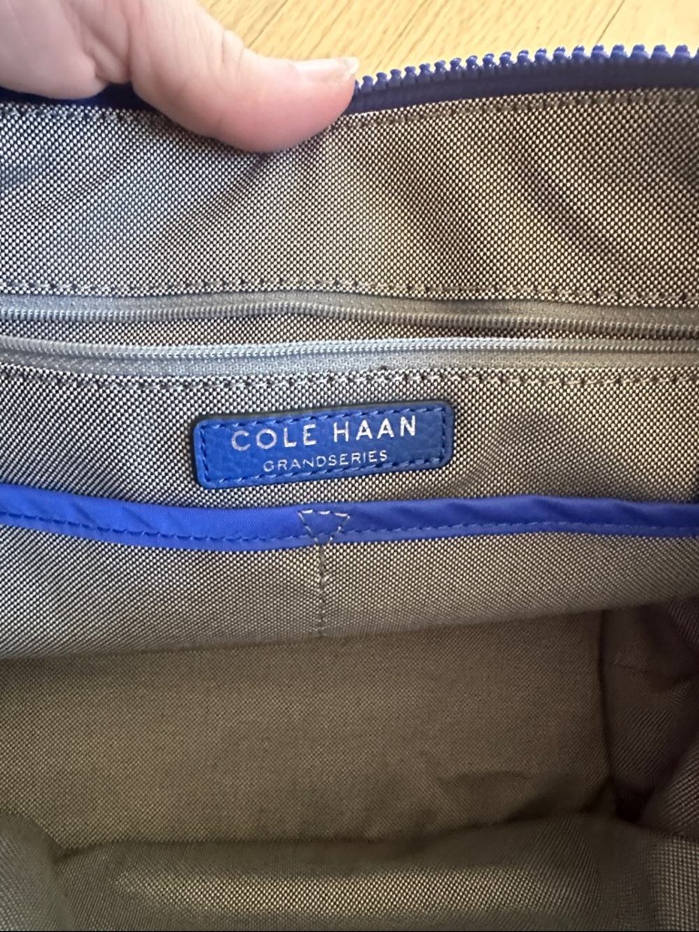 Cole Haan Electric Blue Tote - Picture 4 of 8